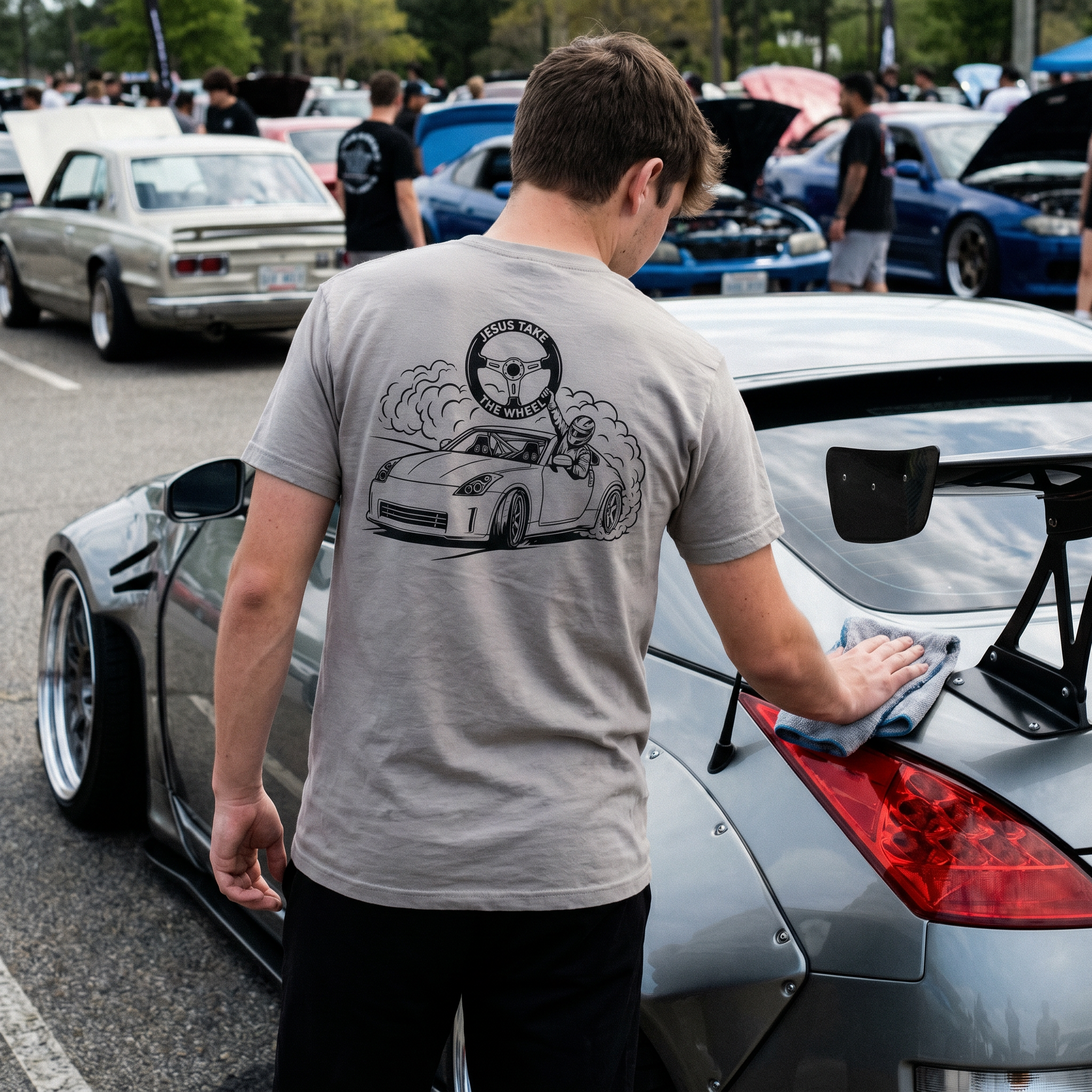 Jesus Take The Wheel 350Z T-Shirt